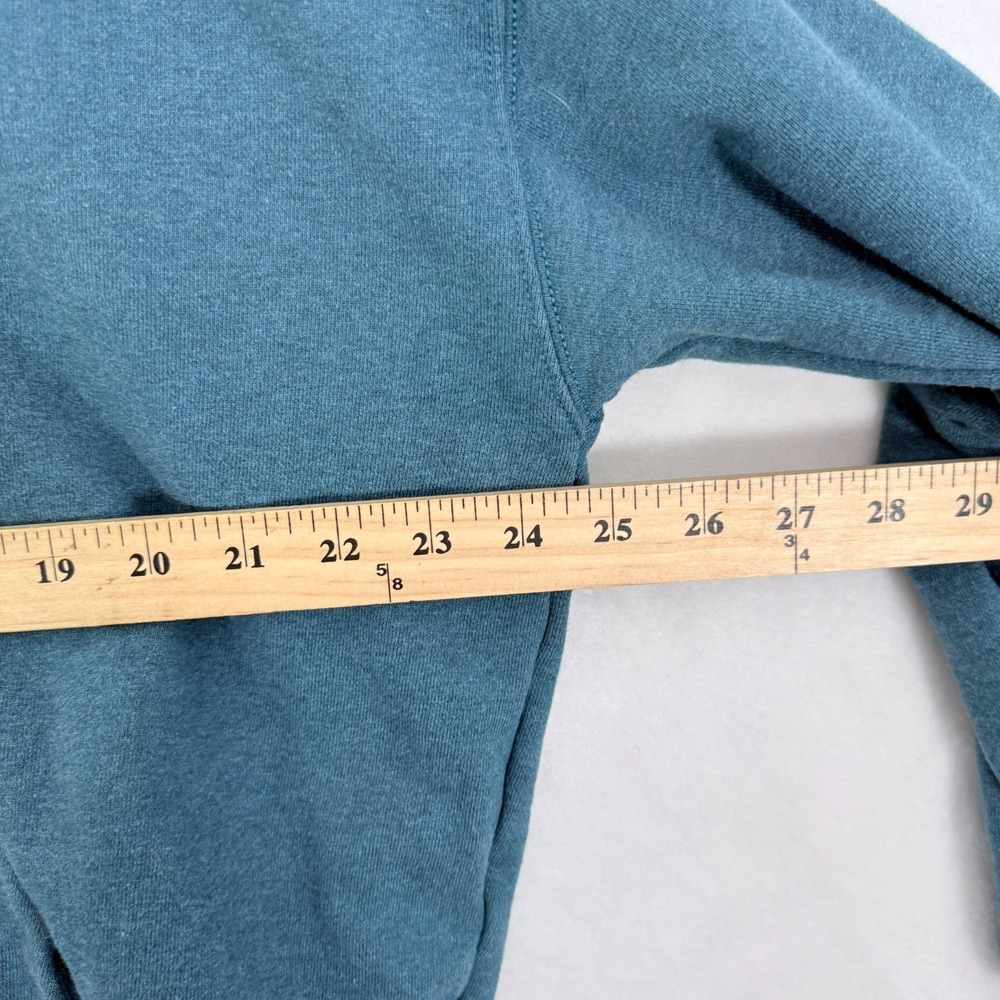 Gymshark Hoodie Womens M Blue Pullover Oversized Heavyweight Sweatshirt - Picture 5 of 8